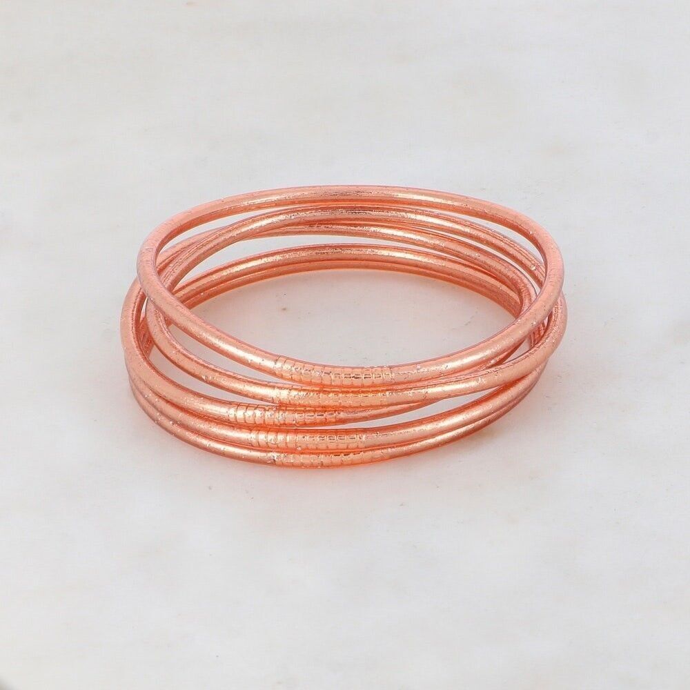 Raffinato braccialetto buddista color champagne scuro