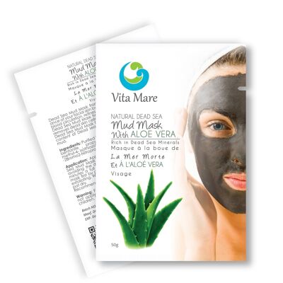 Maschera con Fango del Mar Morto e Aloe Vera Vita Maré