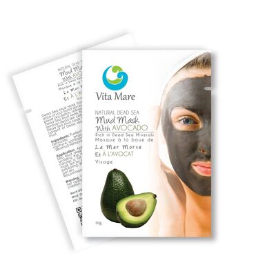 Maschera di Fango del Mar Morto e Avocado Vita Mare