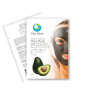 Masque à la boue de la Mer Morte et avocat Vita Maré 1