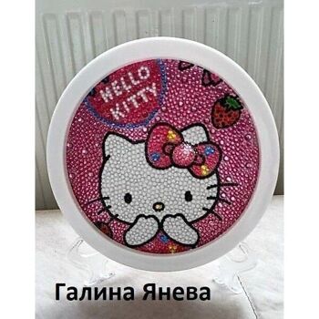 Peinture au diamant Hello Kitty, 20 cm, forets spéciaux 2