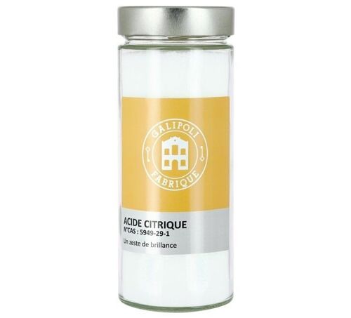 ACIDE CITRIQUE - POT VERRE 500G