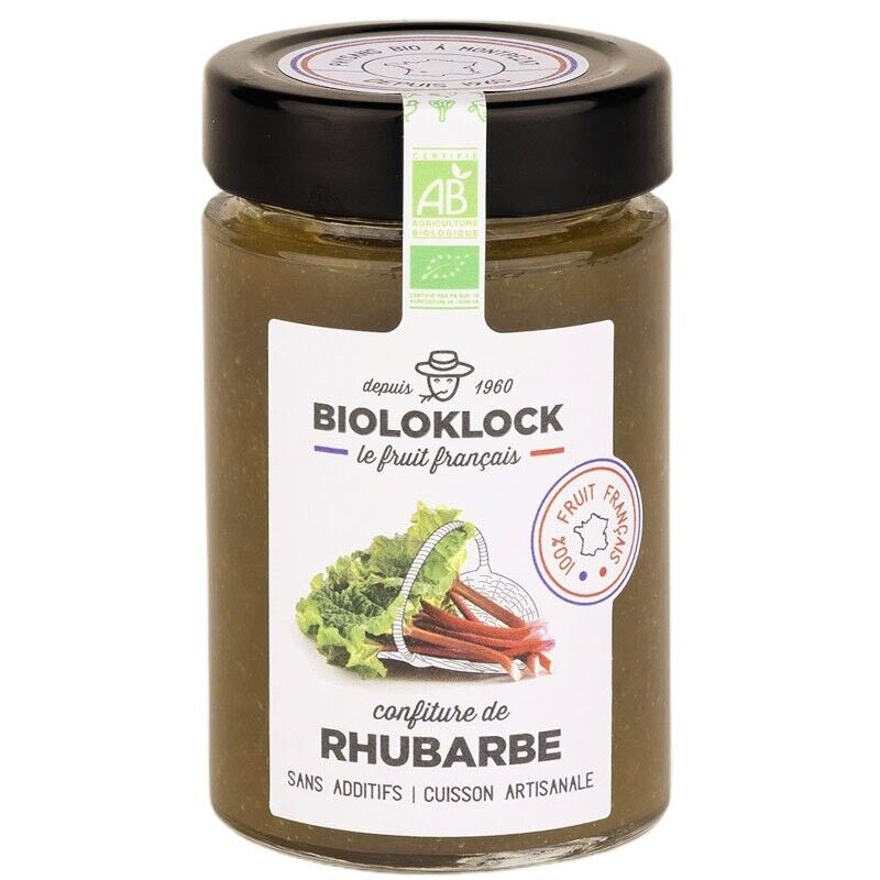 Marmellata di rabarbaro francese BIOLOGICA