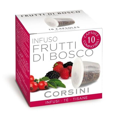 Nespresso® compatible capsules | Wild berry infusion | 10 capsules