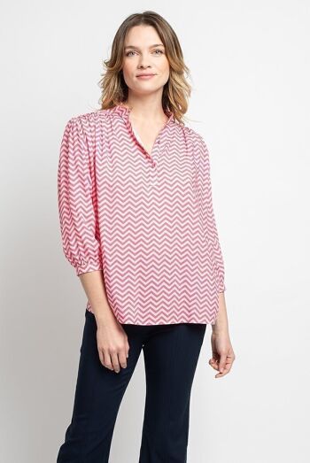 Blouse rose CAMBRONNE 2