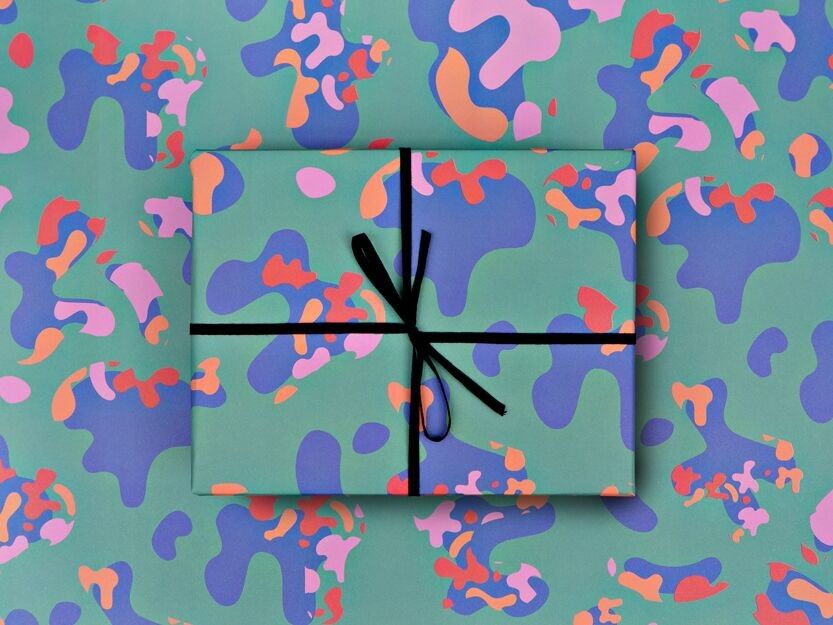 Geschenkpapier aus Akazienholz