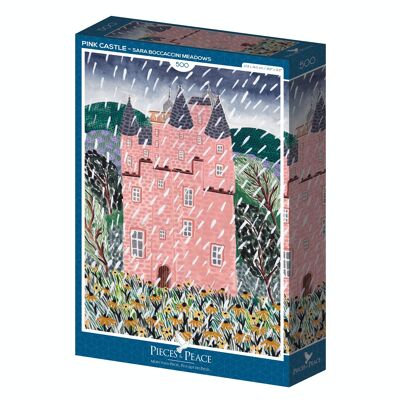 Pink Castle - 500 piece jigsaw puzzle
