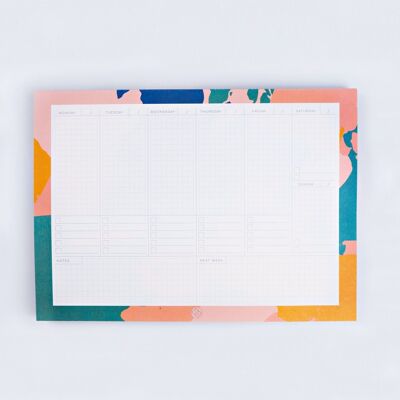 Palette Knife Weekly Planner Pad - by The Completist