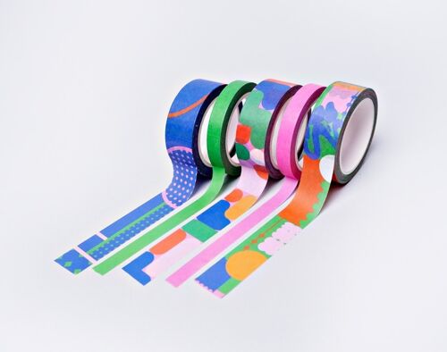 Algebra Mix Washi Tape Set - by The Completist