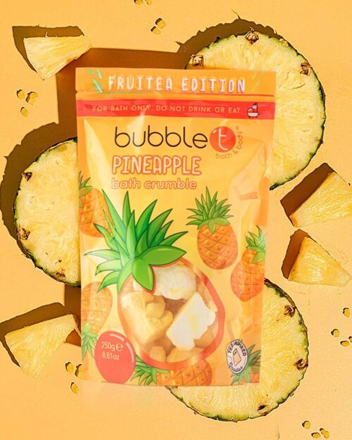 FRUITEA ANANAS BADEBOMBEN MINIS (250G) Vegan