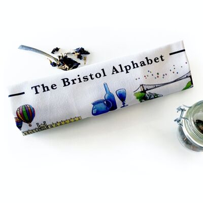 El paño de cocina del alfabeto de Bristol