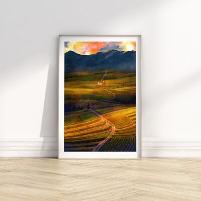 After The Rain - Illustration Art Print - Size A4 / A3