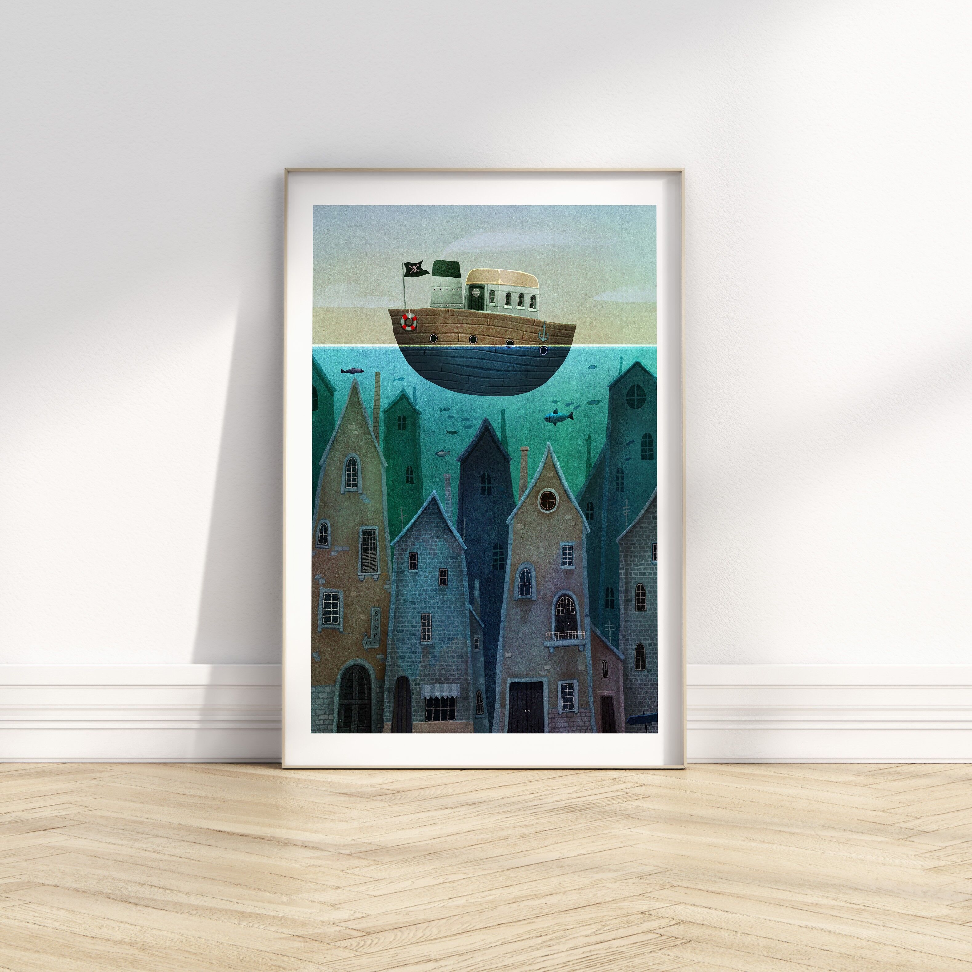 Mar - Illustration Art Print - Size A4 / A3