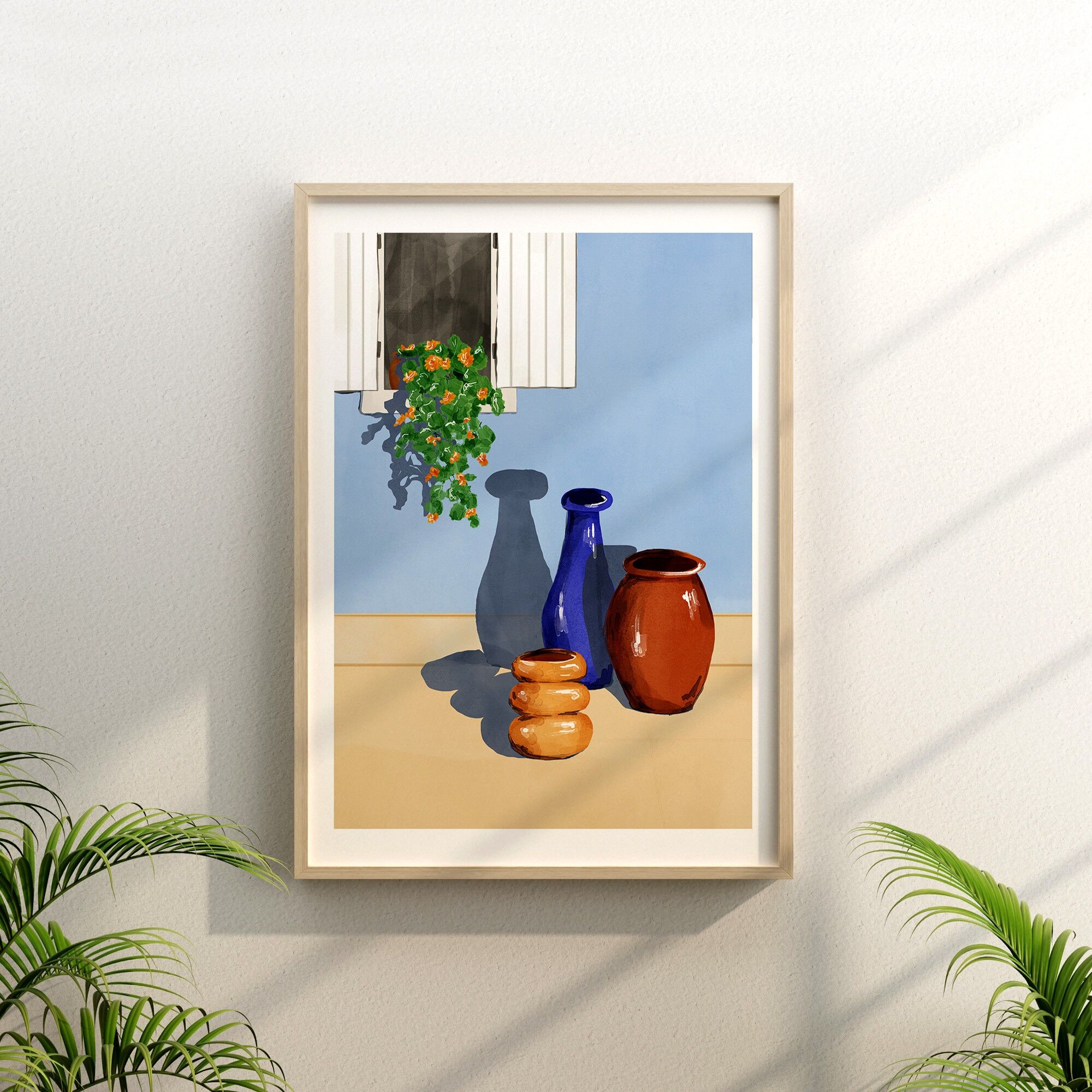 Sombras - Illustrazione Arte Stampa - Formato A4 / A3