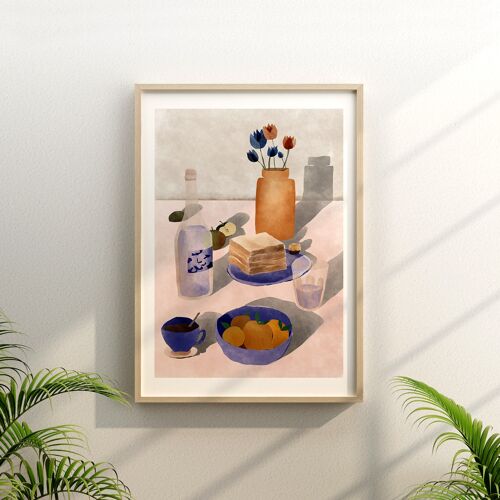 Favorite Breakfast - Illustration Art Print - Size A4 / A3