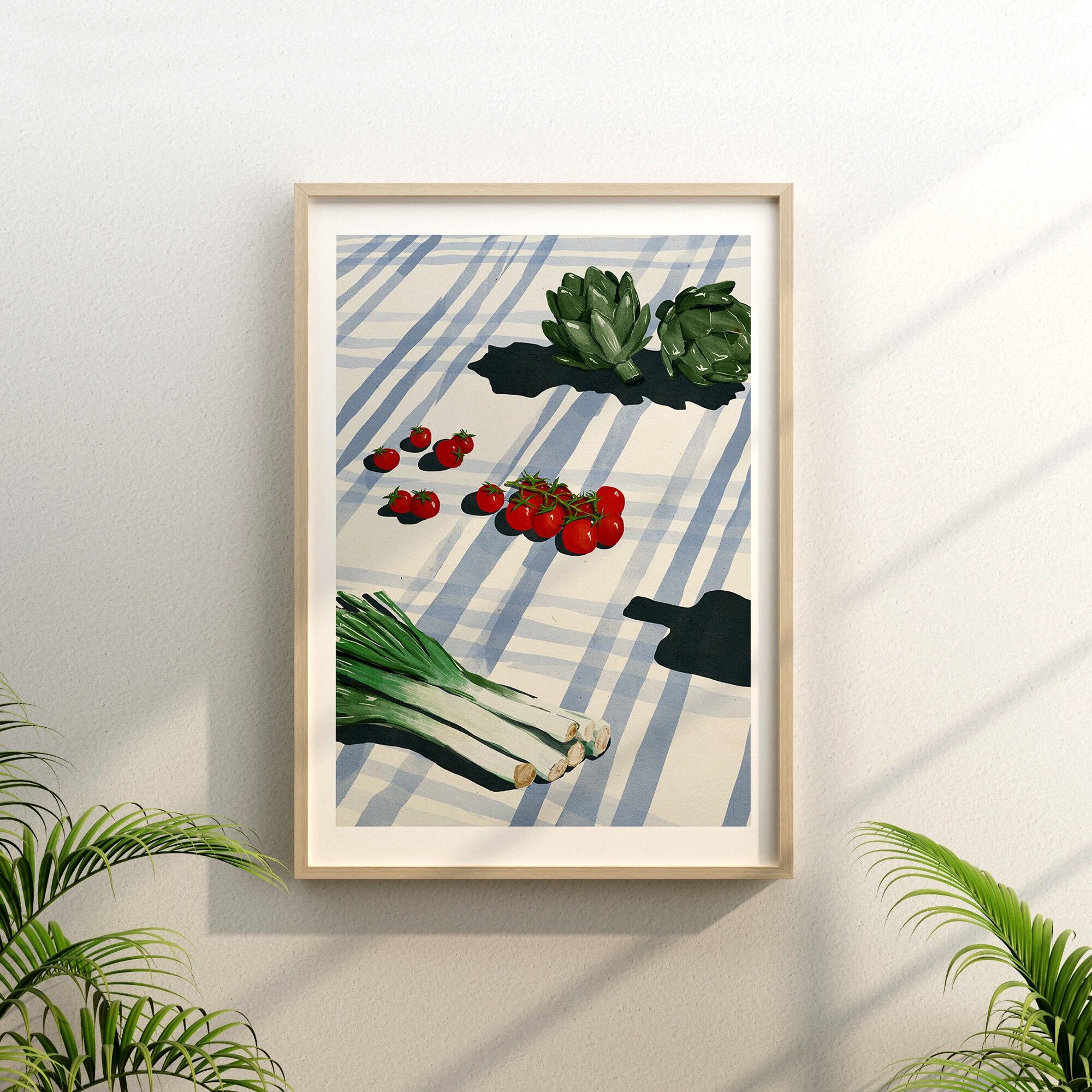 Alho Francês - Illustrazione Arte Stampa - Formato A4 / A3
