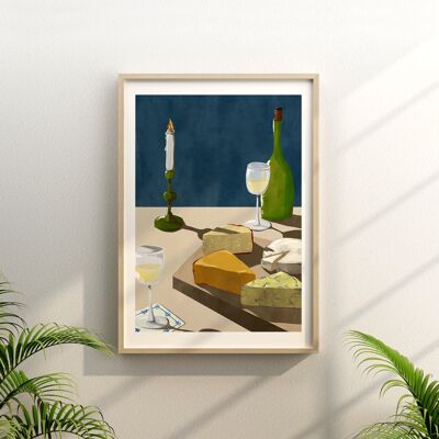 Cheers - Illustrazione Stampa artistica - Formato A4 / A3