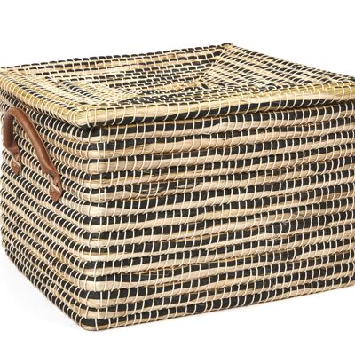 Panier naturel en Kaisa et Jute