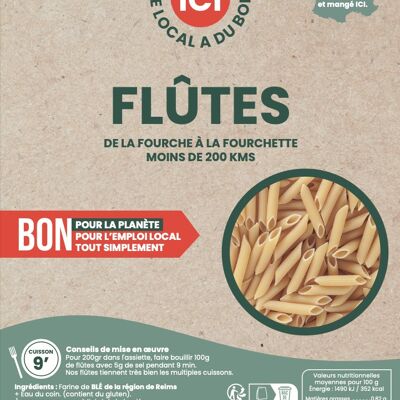 Flutes, local soft wheat, 3 kg bag with handle
