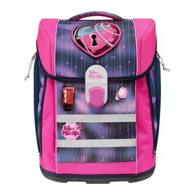 Juego de mochilas escolares McNeill McLight 2, 6 piezas. PERLA