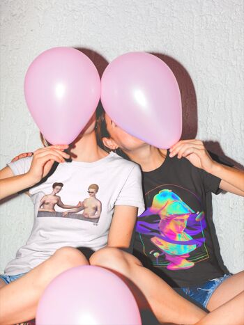 T-shirt SAPPHIQUE - T-shirt graphique LGBTQ, Couple de lesbiennes, cadeaux drôles d'histoire de l'art, peinture de la Renaissance, mode queer, amour gay. 6