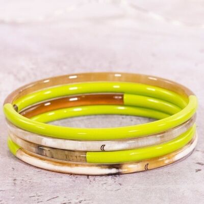 1 Bracciale Luna Verde Lime - 3 mm