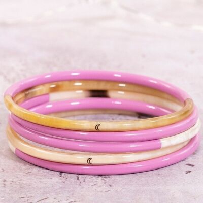 1 Pink Moon Bracelet n°7 - 3 mm