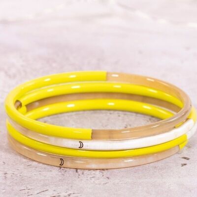 1 Yellow Moon Bracelet n° 9 - 3 mm