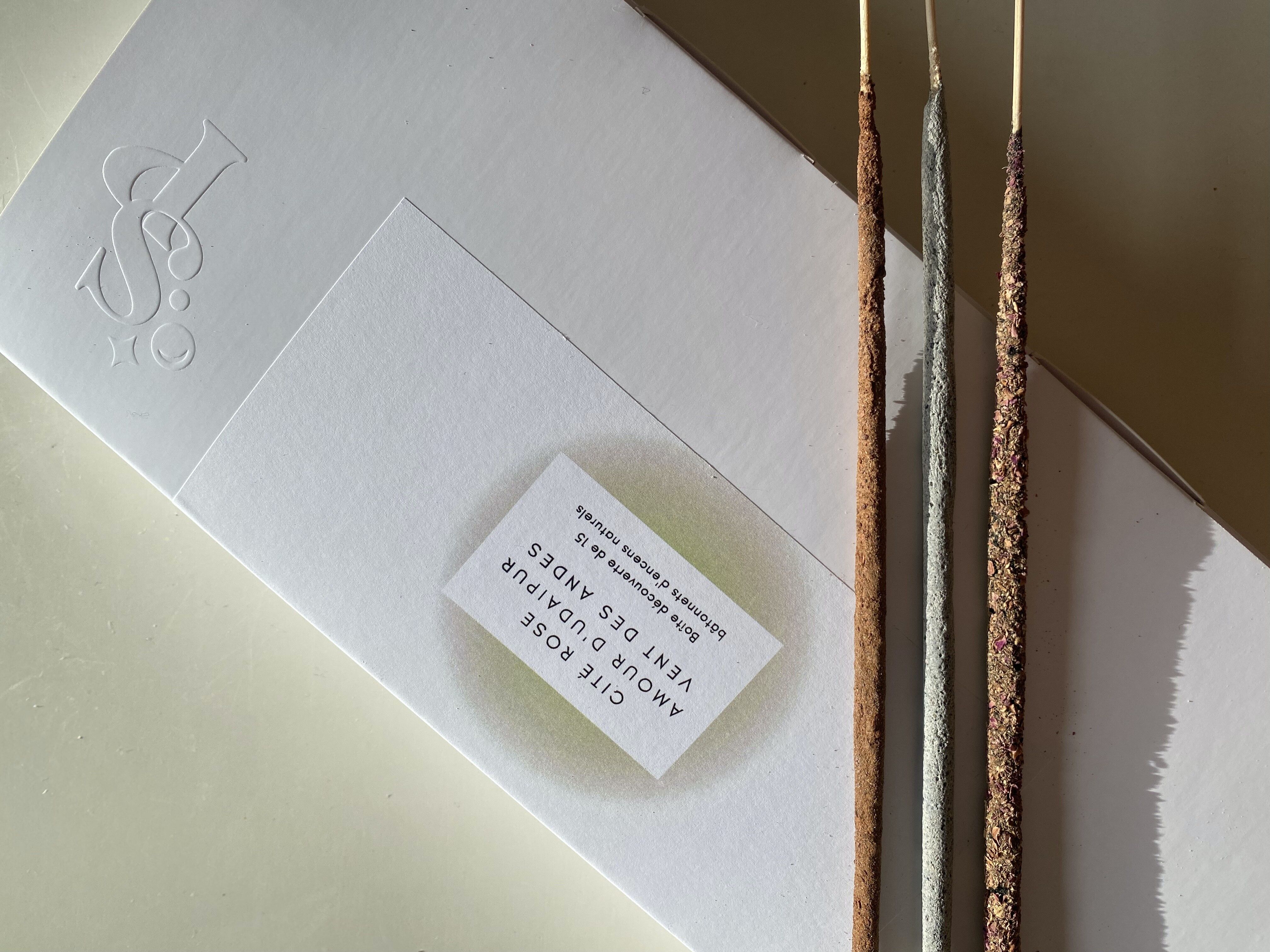 Boîte découverte d'encens