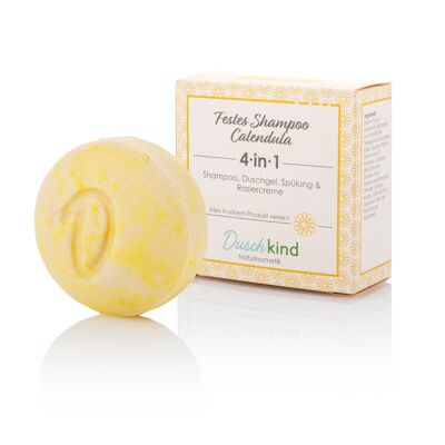 Duschkind natural cosmetics solid shampoo allergy-free fragrance with calendula oil
