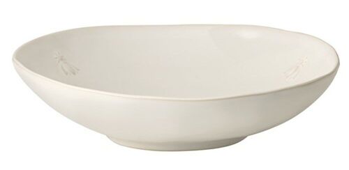 Abeille pasta bord écru H5,7 Ø23.3cm