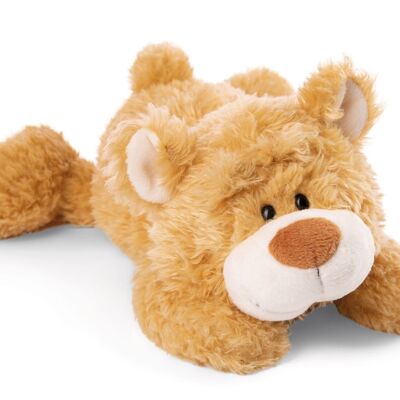 Cuddly toy bear Mielo 50cm lying GREEN