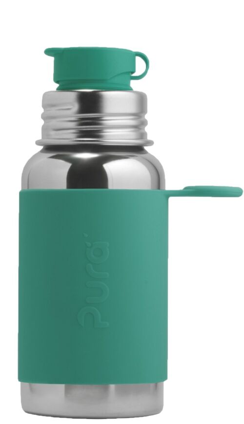 Pura sportfles 550 ml + mint sleeve