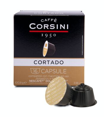 Café Cortado | Capsules compatibles Dolce Gusto® | Pack de 16 gélules 1