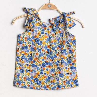 Camiseta de tirantes con estampado floral - T2233