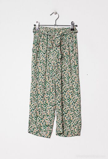 pantalon fleuri avec poches - P2229 3