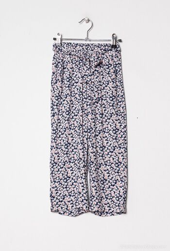 pantalon fleuri avec poches - P2229 1