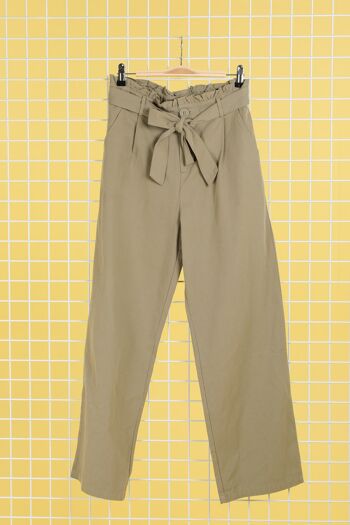 Pantalon large avec ceinture - FP2047 3