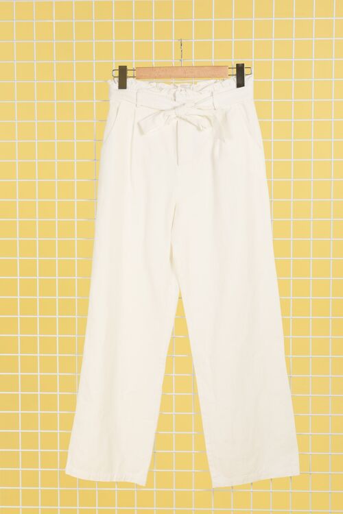 Pantalon large avec ceinture - FP2047