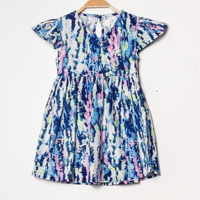 Flower print dress - R2226