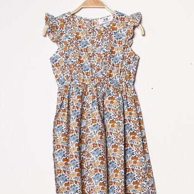 Flower print dress - R2223