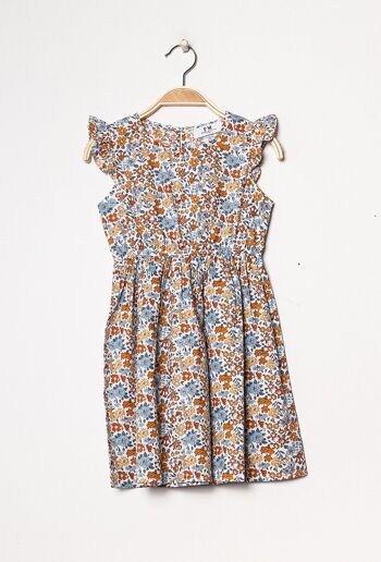 Robe à imprimé fleurs - R2223 1