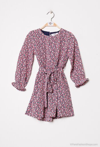 Robe à imprimé fleurs - R2282 2