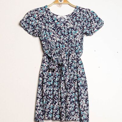 Flower print dress - R2228