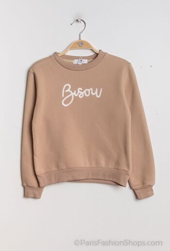 Sweat avec broderie - MS1879 2