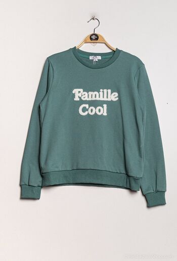 Sweat avec broderie "Famille Cool" - SW2206 6