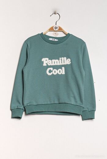 Sweat avec broderie "Famille Cool" - SW2206 3