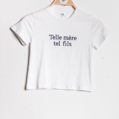 T-Shirt "Wie die Mutter so der Sohn" - T2228