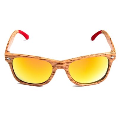 Sonnenbrille für Jungen – 400 UV-Gläser – Holzeffekt