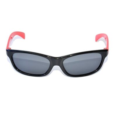 Lunettes de soleil pour bébés - Verres avec 400 UV - Noir et Rouge